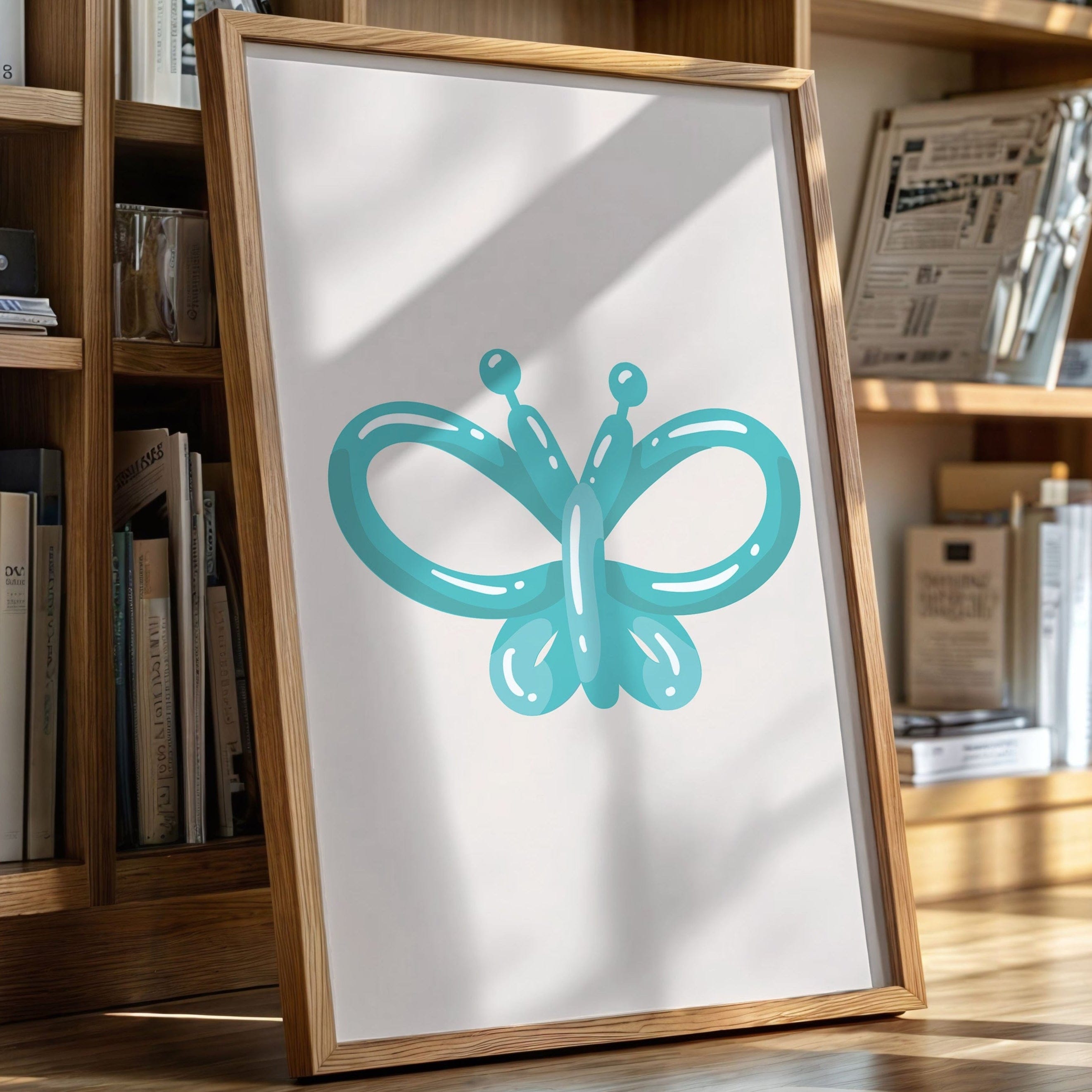Turquoise Wings Paint Morning Fresh