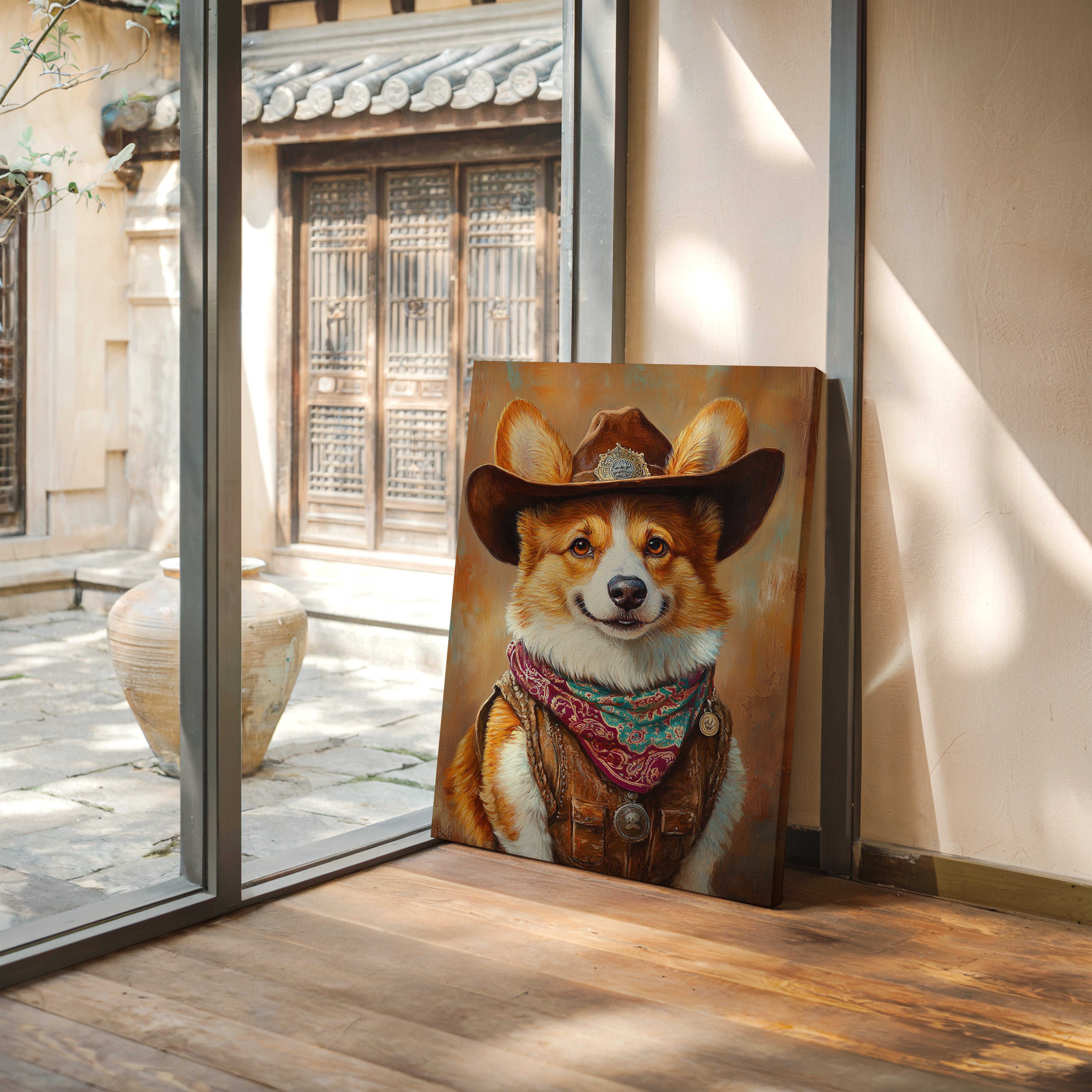 Corgi Sheriff with a Heart of Gold
