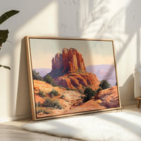 Sandstone Giants Guard Desert Dawn