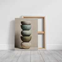 Stacked Stoneware: Linen and Sage