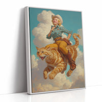 Feline Rodeo: Whiskers in the Sky