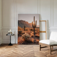 Sunlit Giants in Arid Embrace