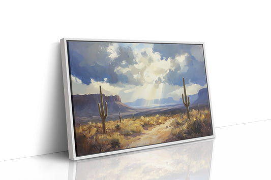 Desert Light Breaks Canyon Walls