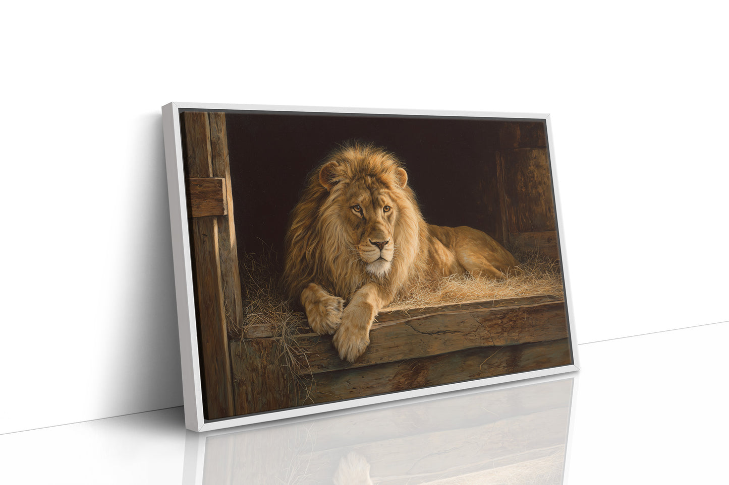 Noble Beast Rests In Golden Light