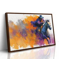 Cowboy in Full Color Burst