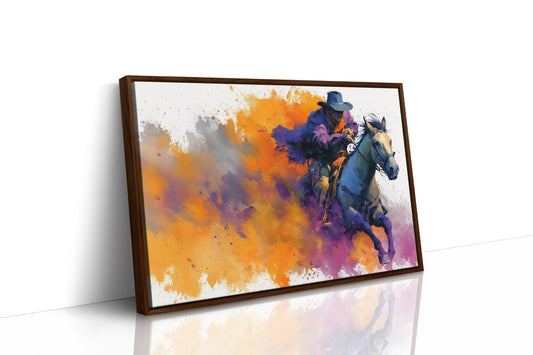 Cowboy in Full Color Burst