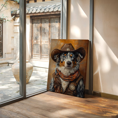 Australian Shepard Sheriff of the Painted Plains