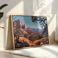 Twisted Juniper Frames Desert Peaks
