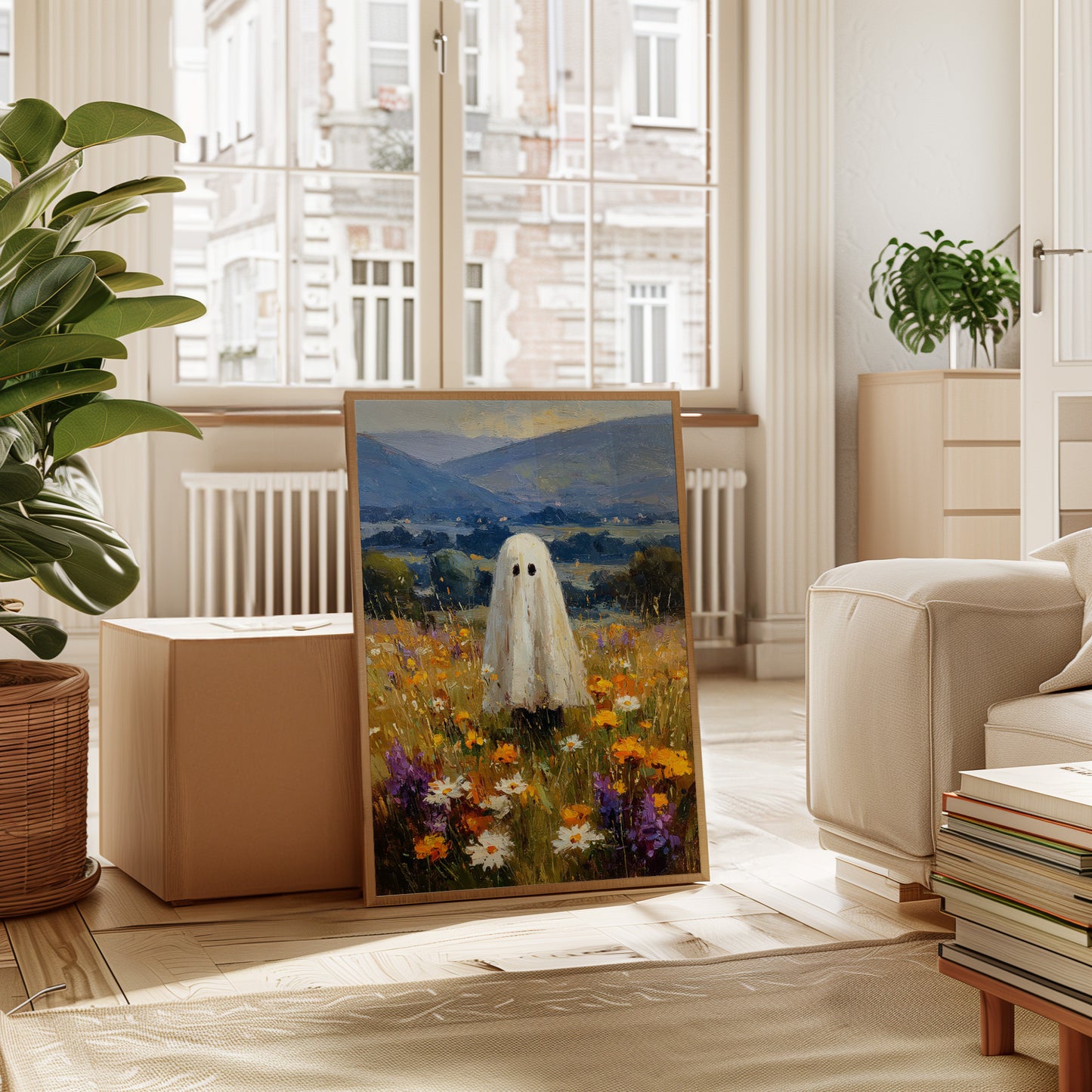 The Ghost Among Wildflowers