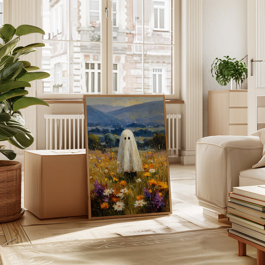 The Ghost Among Wildflowers