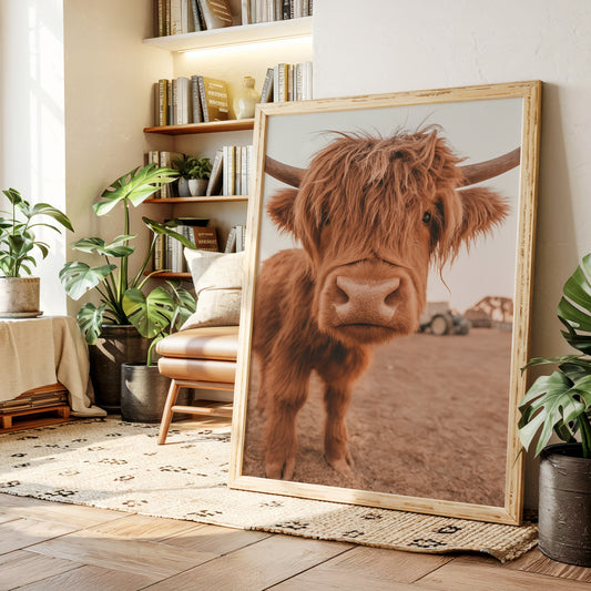 Sweet Stare from the Highland Pasture