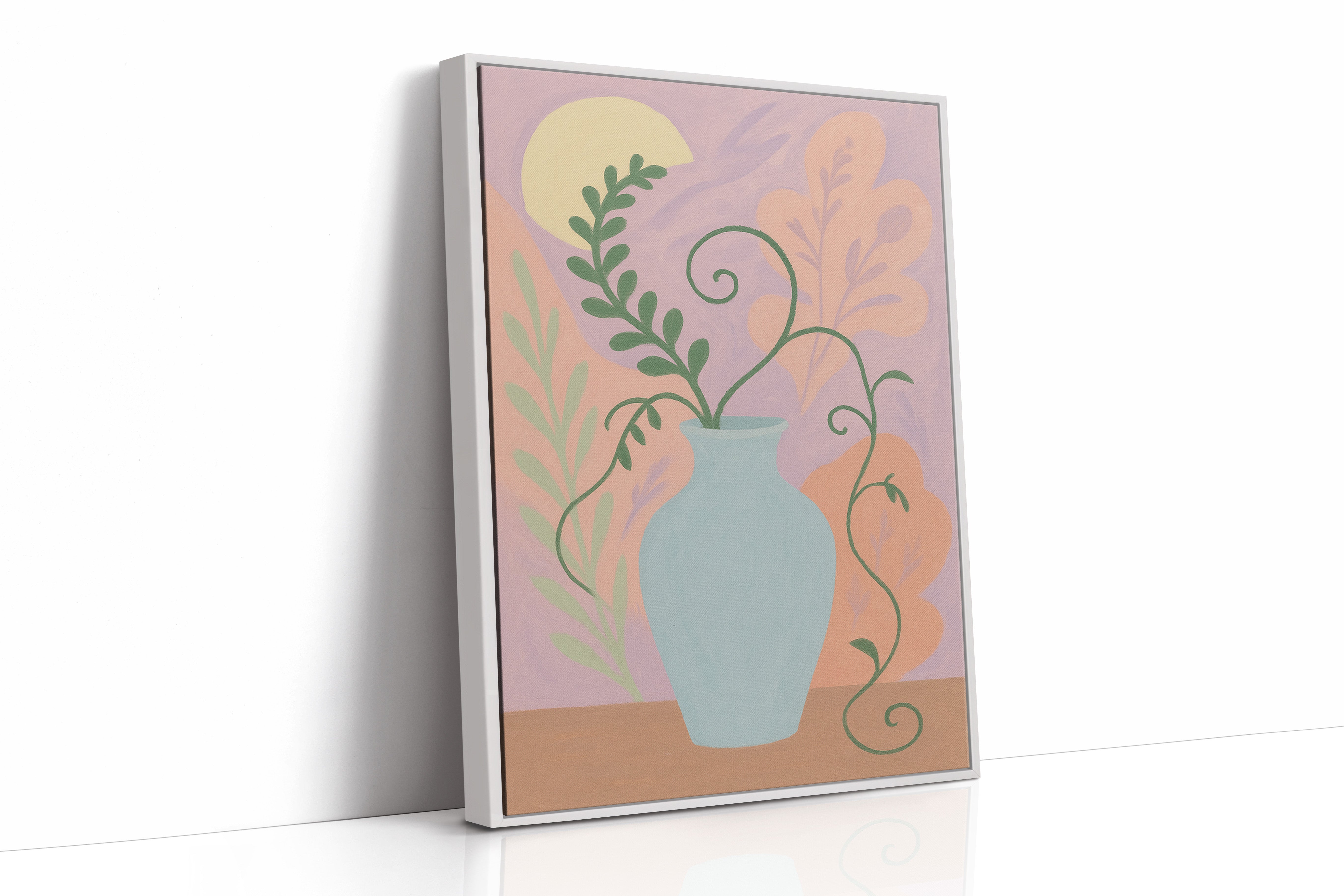 Sunny Fruit Bowl on Blue