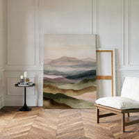 Mountains Breathe in Gentle Hues