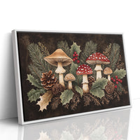 Winter Forest's Enchanted Mushroom Dance
