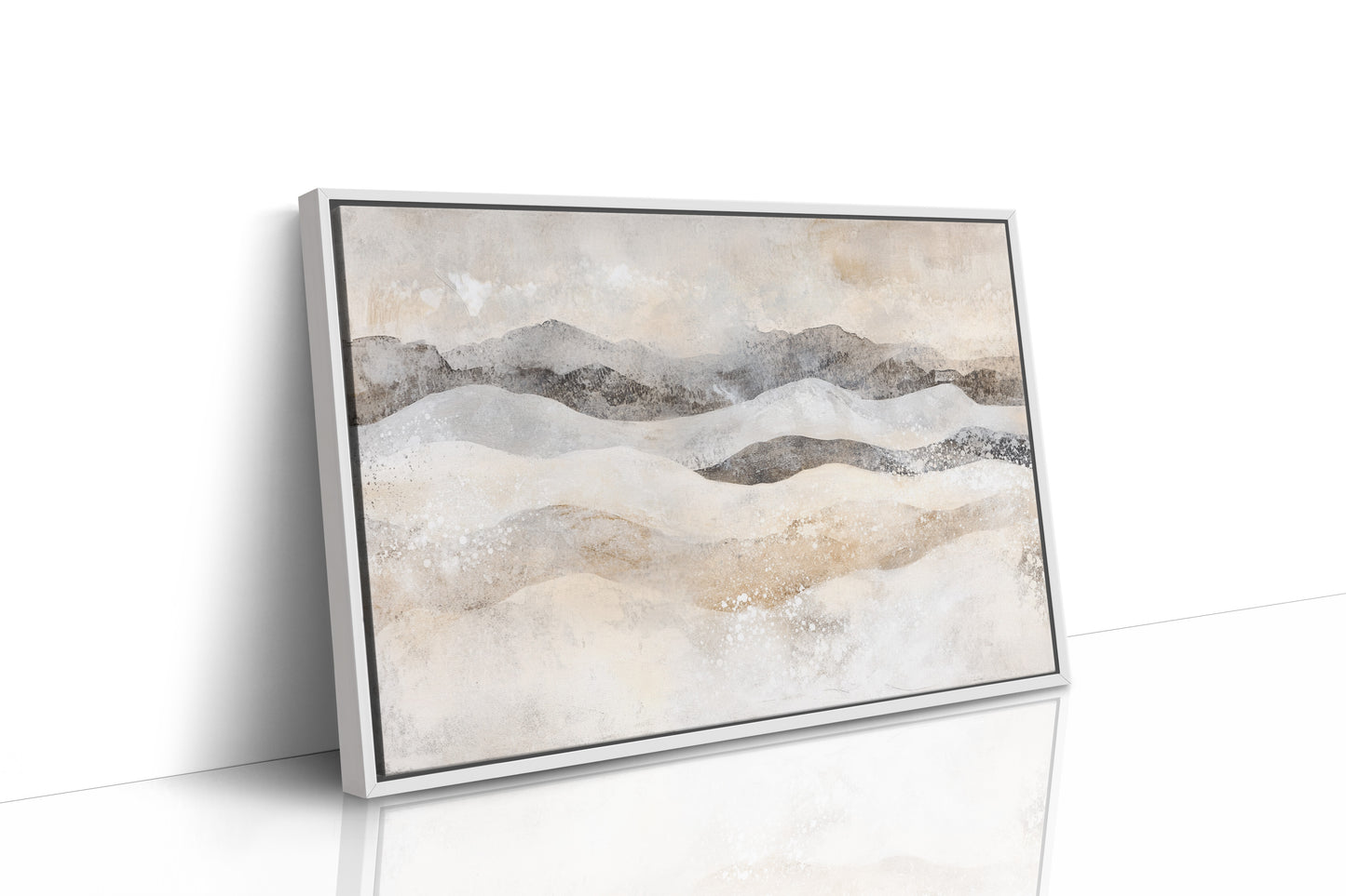 Winter Dunes Dance With Mountains