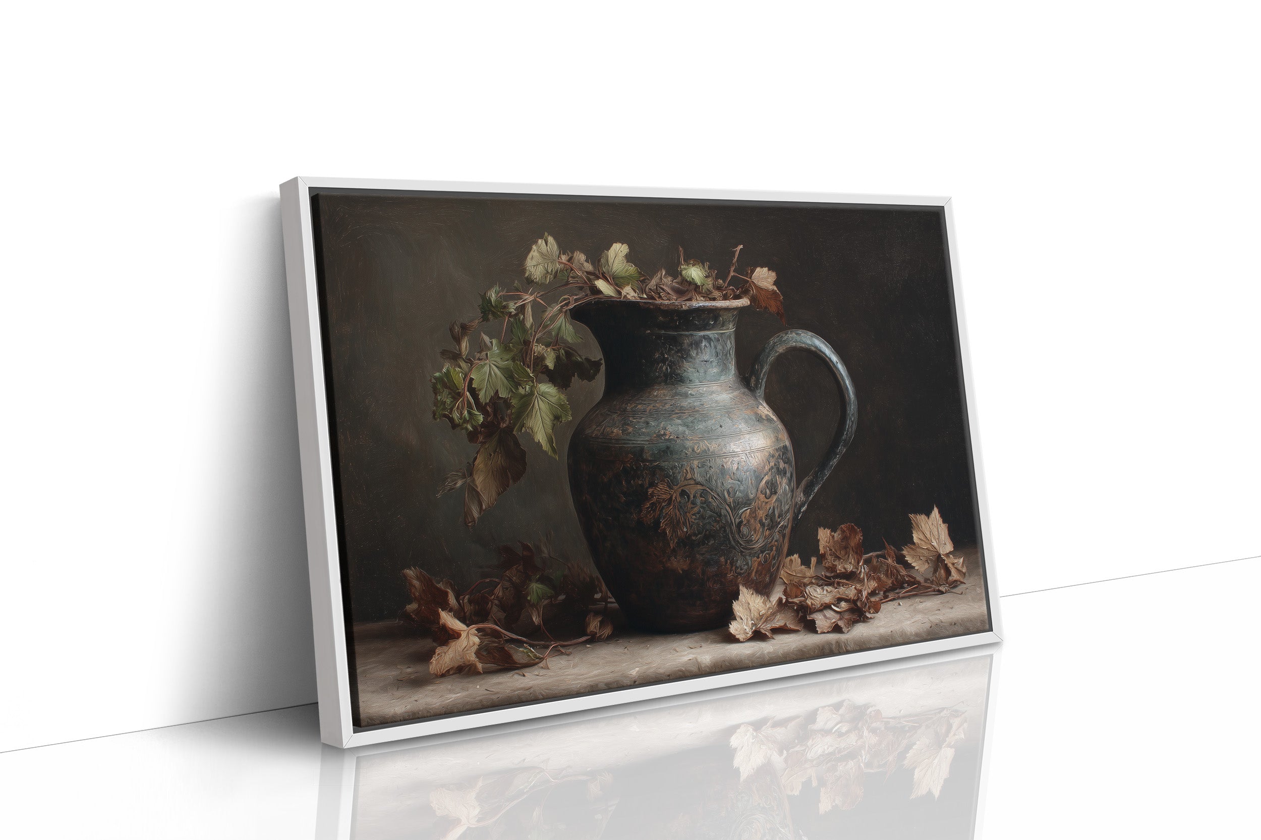 Autumn Leaves Meet Ancient Vessel