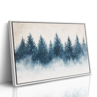 Snow Stars Dance Through Pine Night