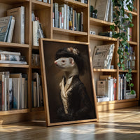 Dapper Ferret in Elegant Attire
