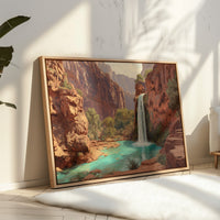 Turquoise Waters Meet Desert Walls