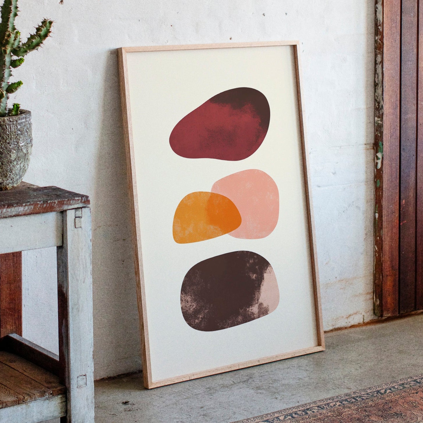 Autumn Stones Float In Morning Light