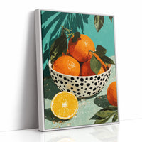 Oranges on a Teal Afternoon
