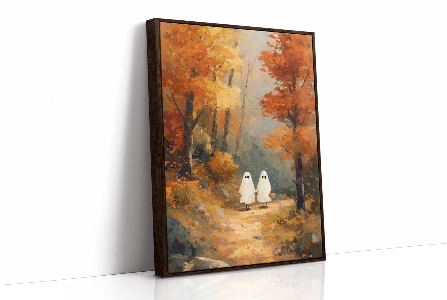 Spectral Wanderers in Autumn's Embrace