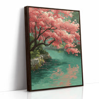 Blossoms Meet the Jade Water