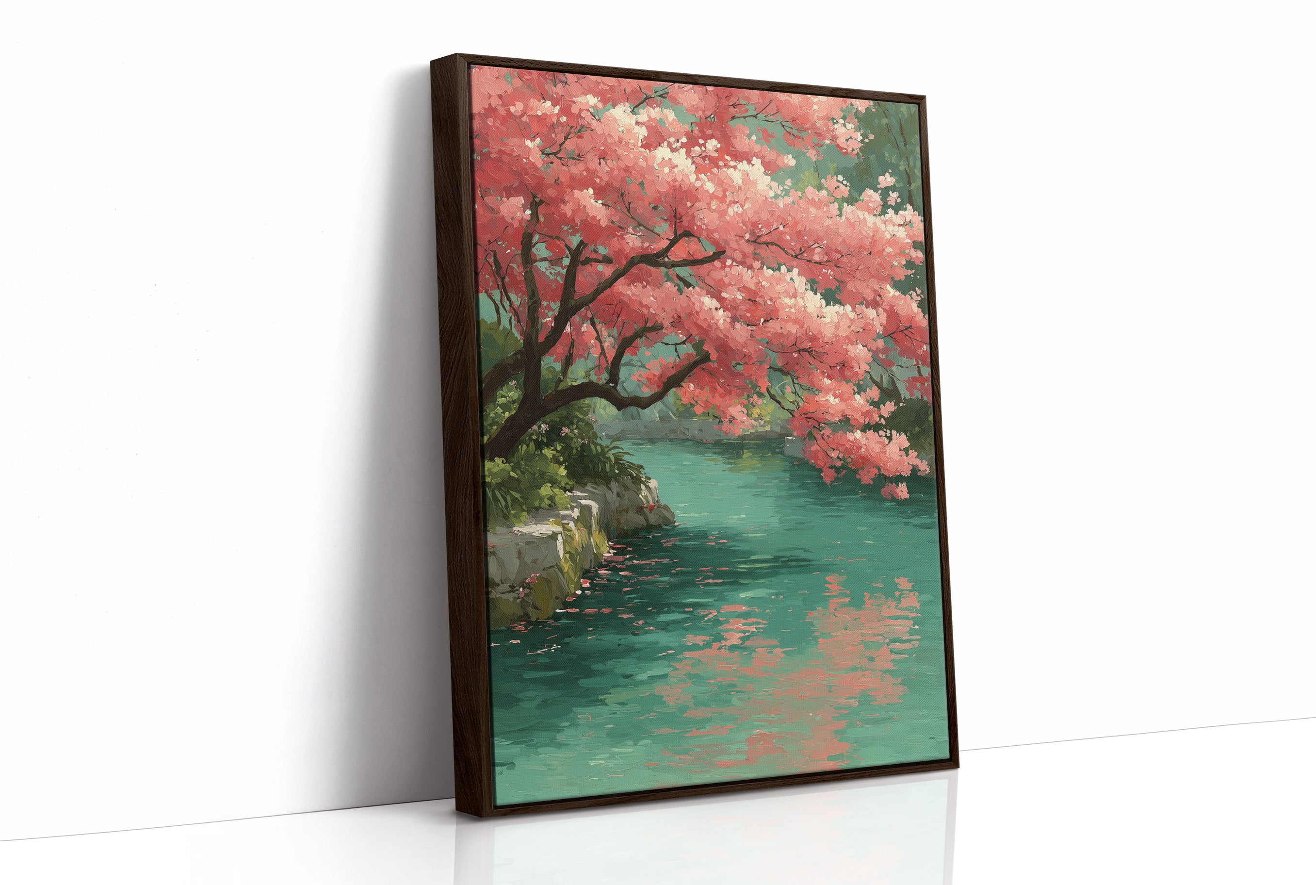 Blossoms Meet the Jade Water