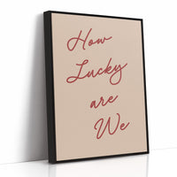 Lucky, In Cursive