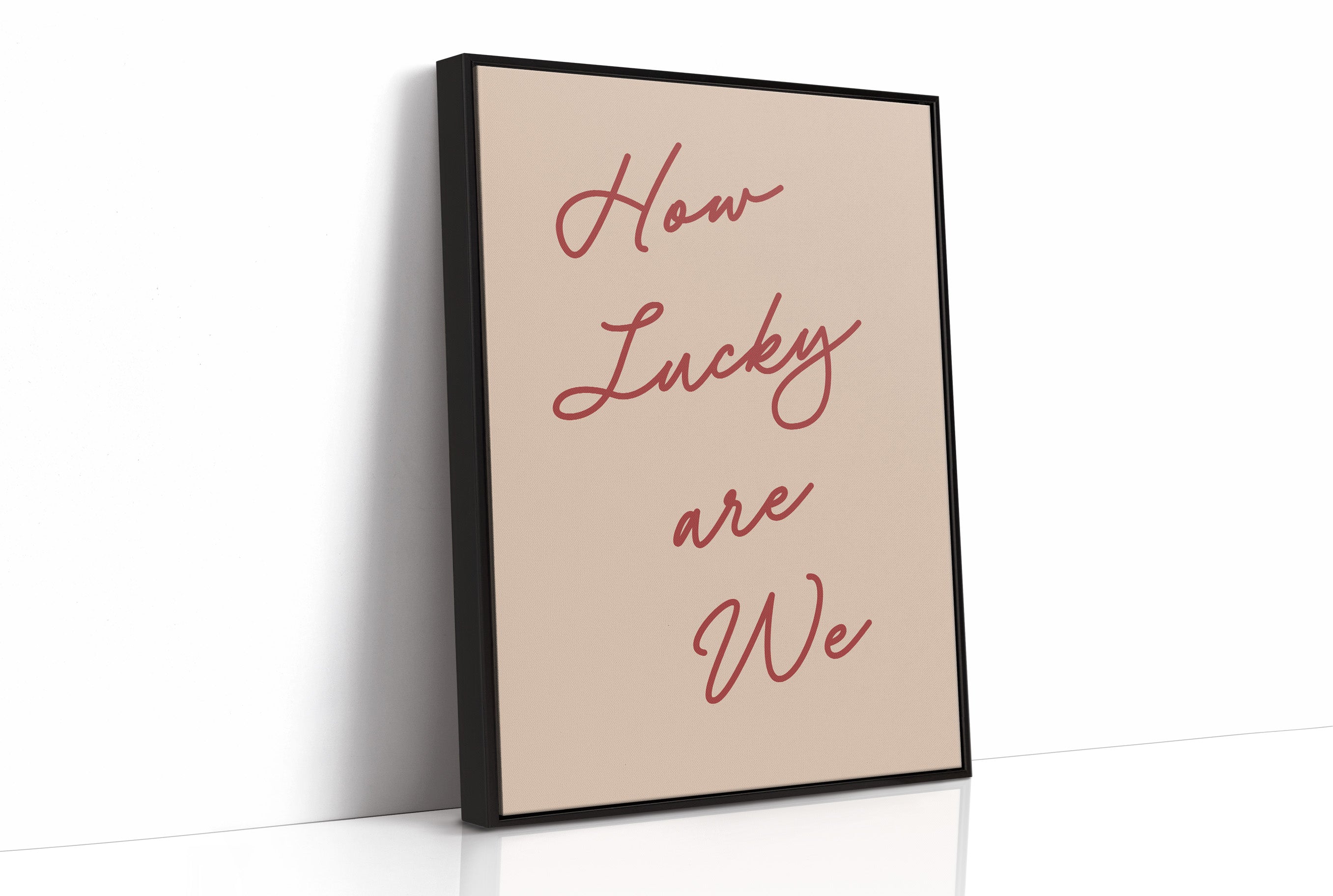 Lucky, In Cursive