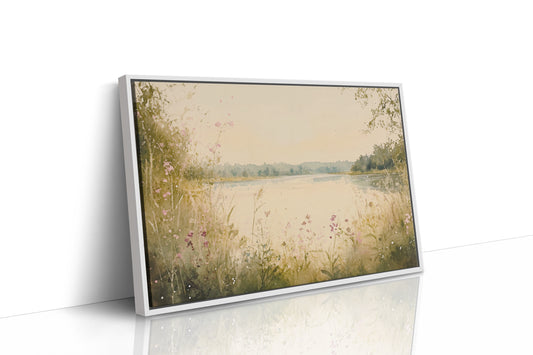 Wild Blooms Dance By Still Waters