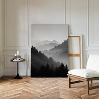 Veil of Mountains in Mist
