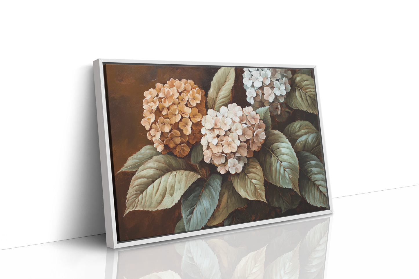 Autumn Hydrangeas Paint Golden Stories
