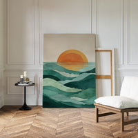 When Waves Embrace the Horizon