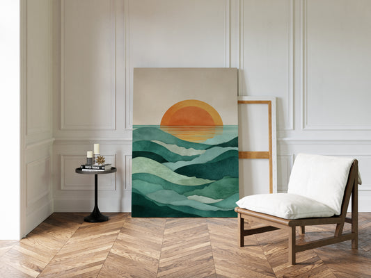 When Waves Embrace the Horizon