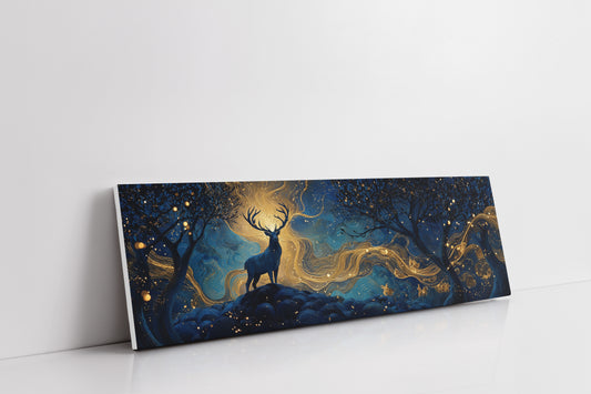 Stag Beneath the Golden Night