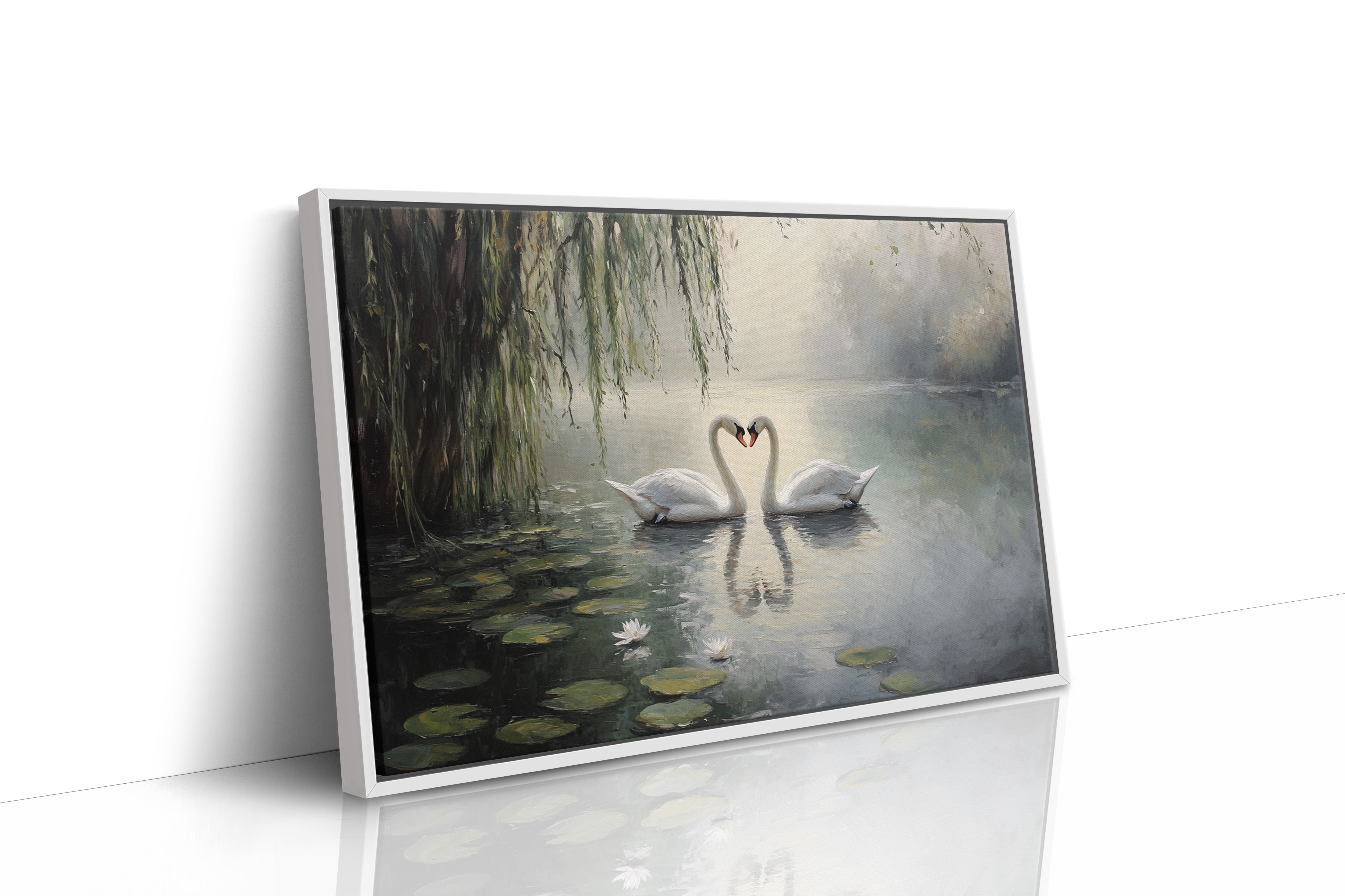 Swans Dance Among Lotus Dreams