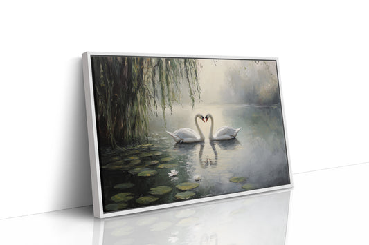 Swans Dance Among Lotus Dreams