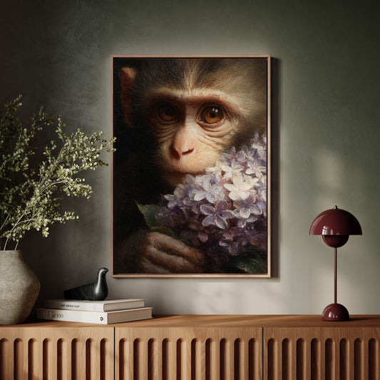 Innocence Cradled By Blooms