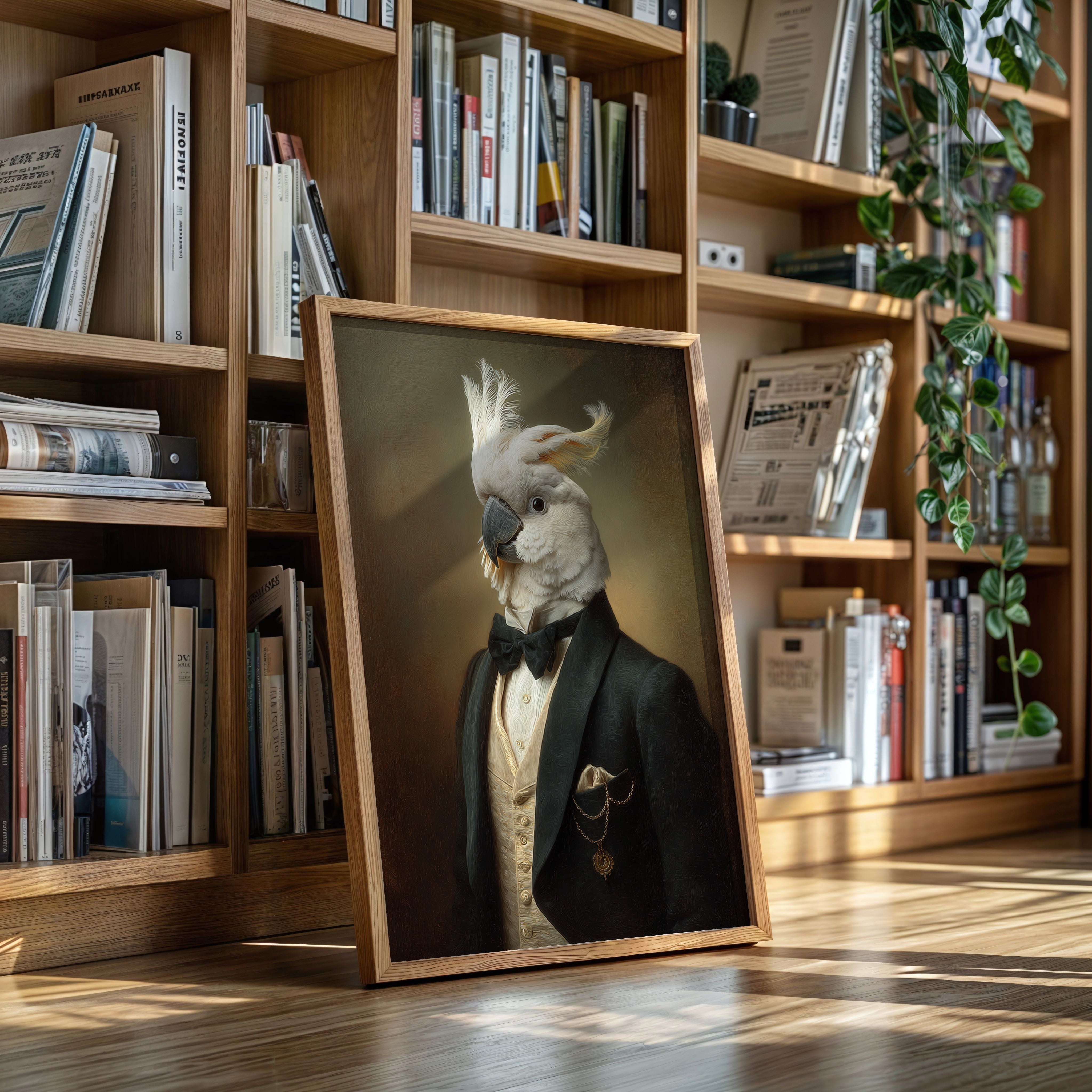 Regal Cockatoo in Formal Attire