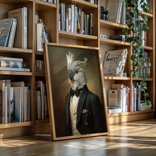 Regal Cockatoo in Formal Attire