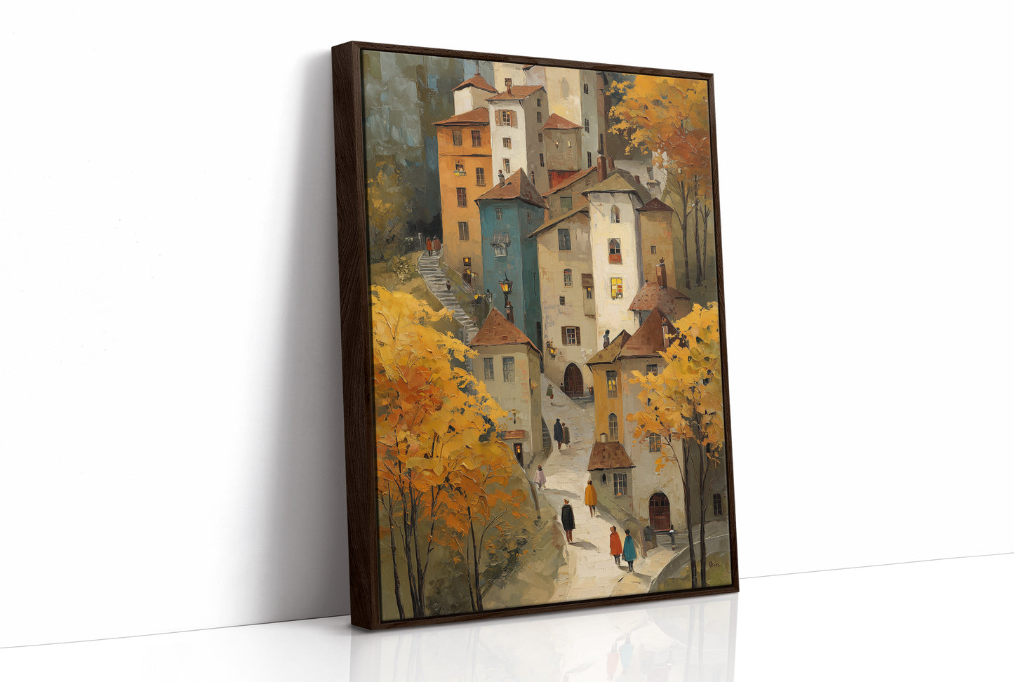 Autumn Passage Through Medieval Heights