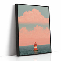 Coastal Horizon: Pastel Beacon