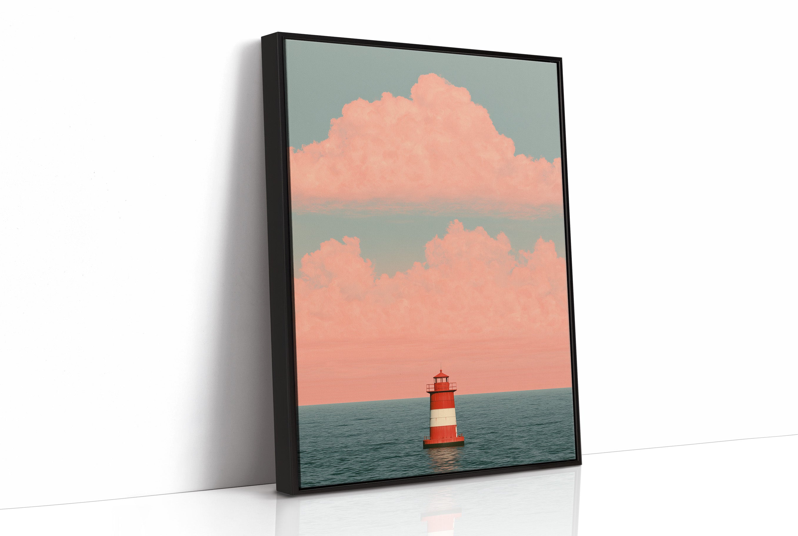 Coastal Horizon: Pastel Beacon