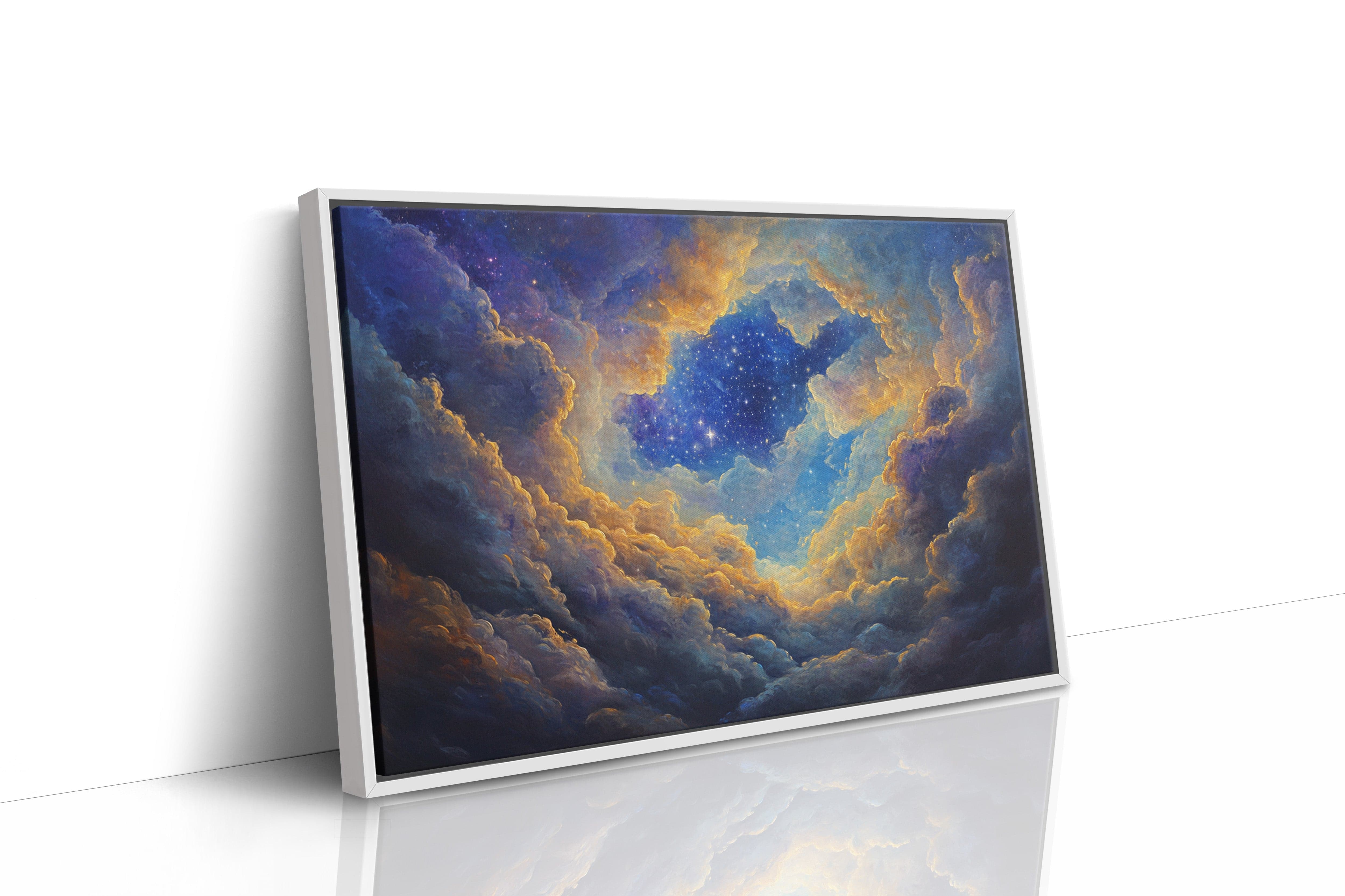 Heaven Opens Its Golden Gates