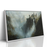 Ancient Spires Pierce Mountain Mist
