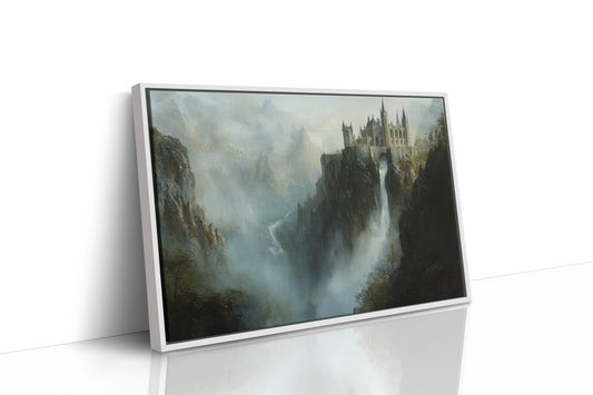 Ancient Spires Pierce Mountain Mist