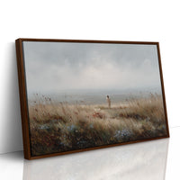 Solitude Calls Across Misty Fields