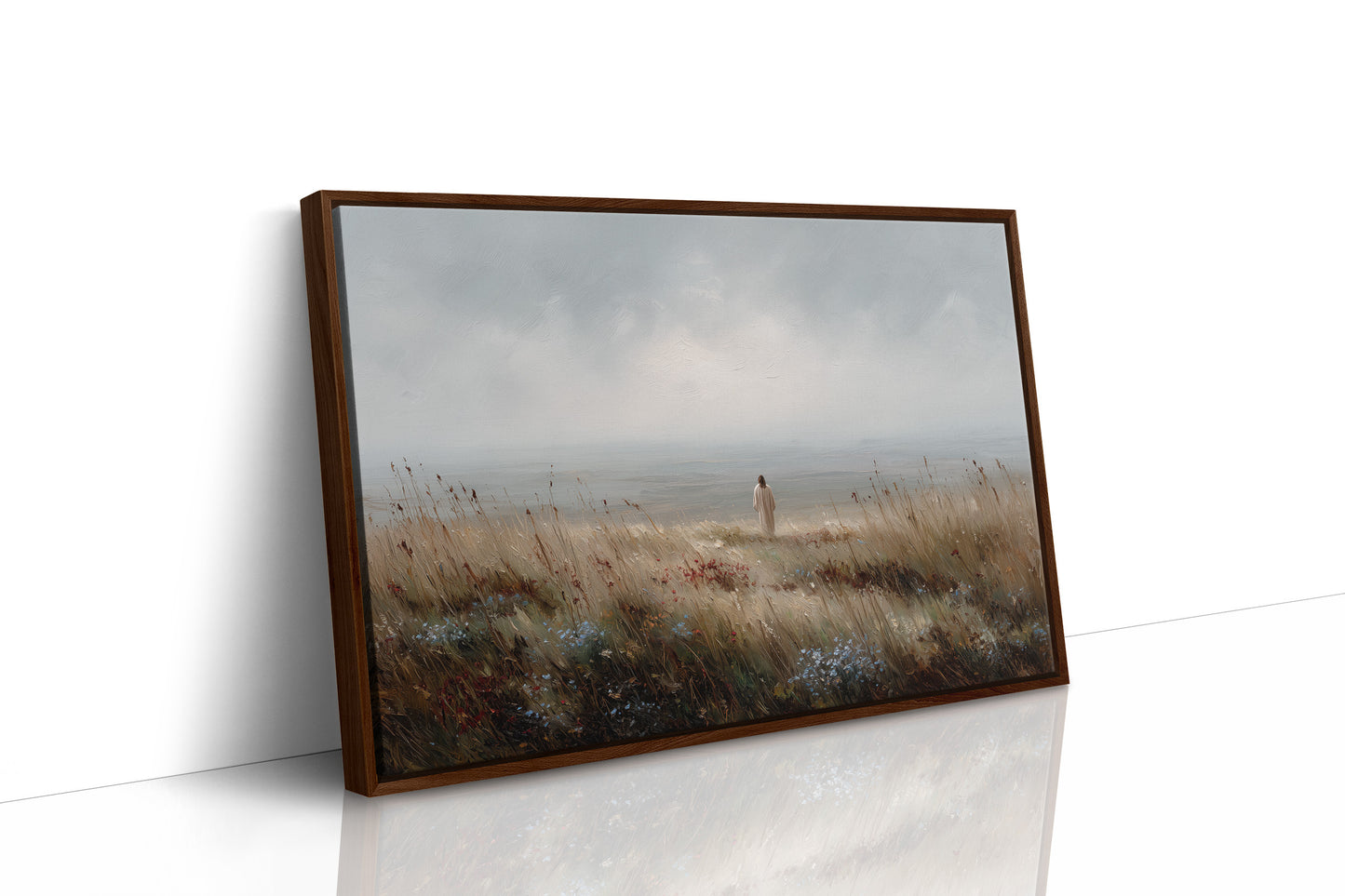 Solitude Calls Across Misty Fields