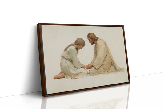 Whispered Devotion in Ivory Light